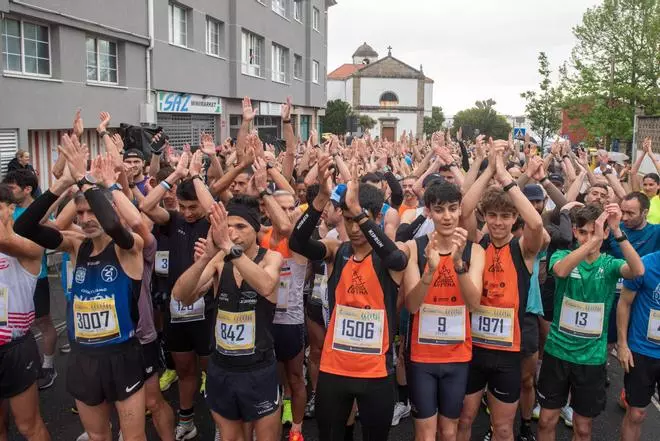 La carrera popular de Visma, bajo la lluvia en A Coruña