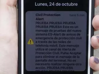 Nueva prueba del sistema de aviso a la población en caso de emergencia en La Palma