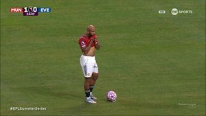 Mbeumo, en su debut con el United