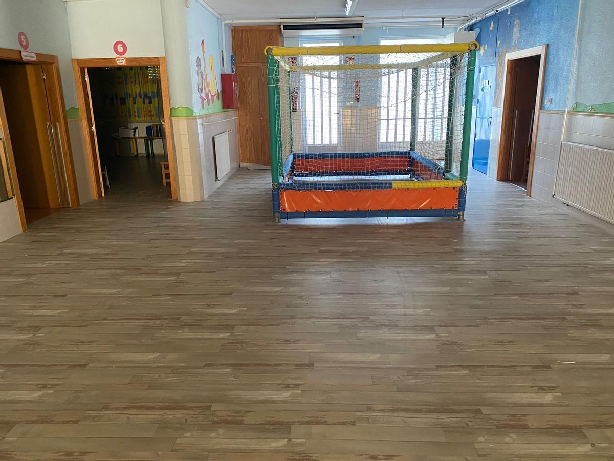 Interior de una escuela municipal infantil de Molina.