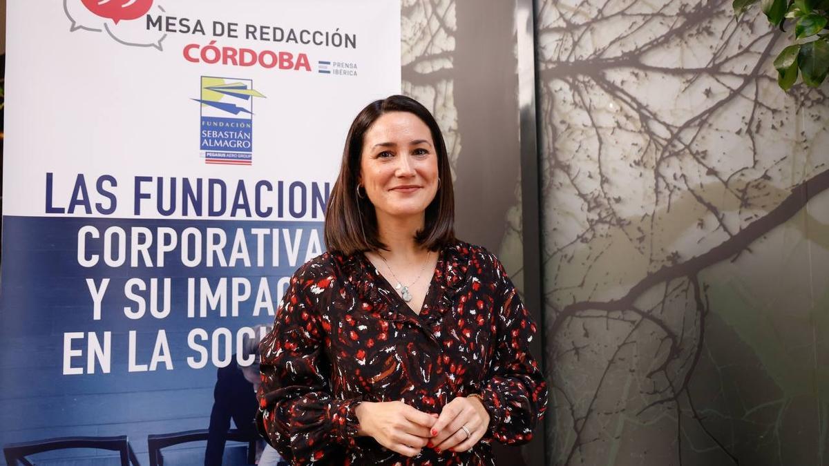 Patricia Gallego, gerente de Fundación Sebastián Almagro by Pegasus Aero Group.