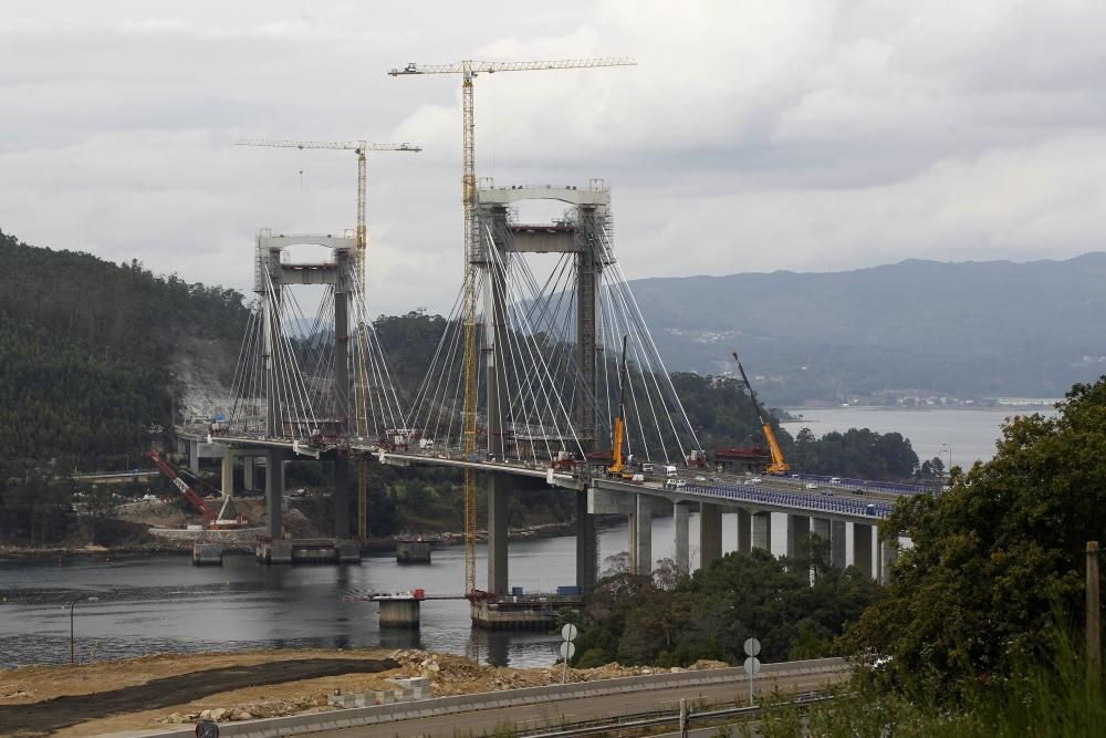 Los nuevos tableros de Rande, a punto de unirse