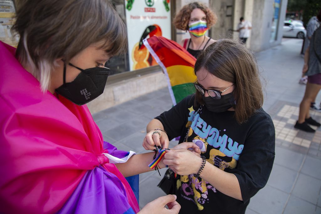 Marcha del colectivo LGTBI+ en Cartagena.