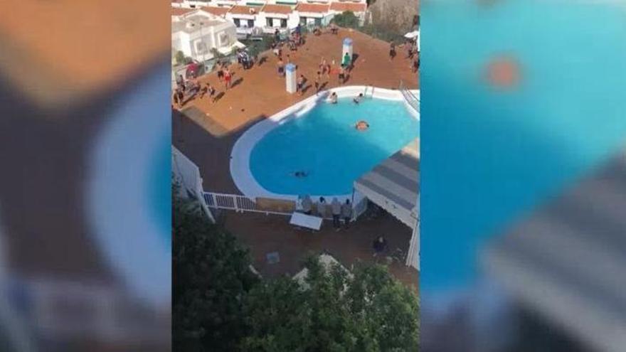 Un grupo de migrantes infringe las medidas restrictivas en un hotel de Gran Canaria