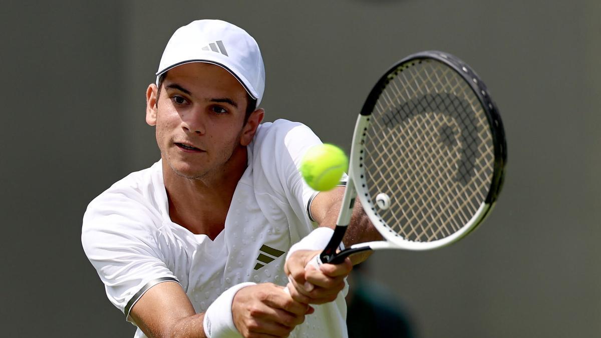 Rafa Jódar, en Wimbledon contra Pablo Carreño