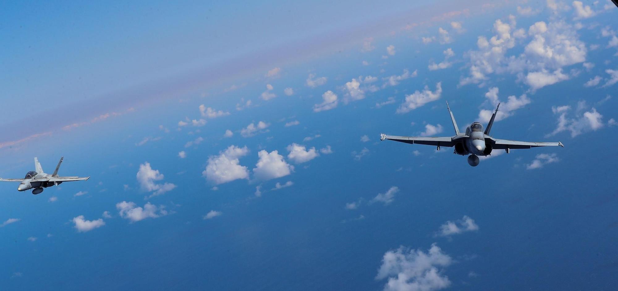 El cielo de Canarias prueba los últimos avances de los cazas de España y Francia