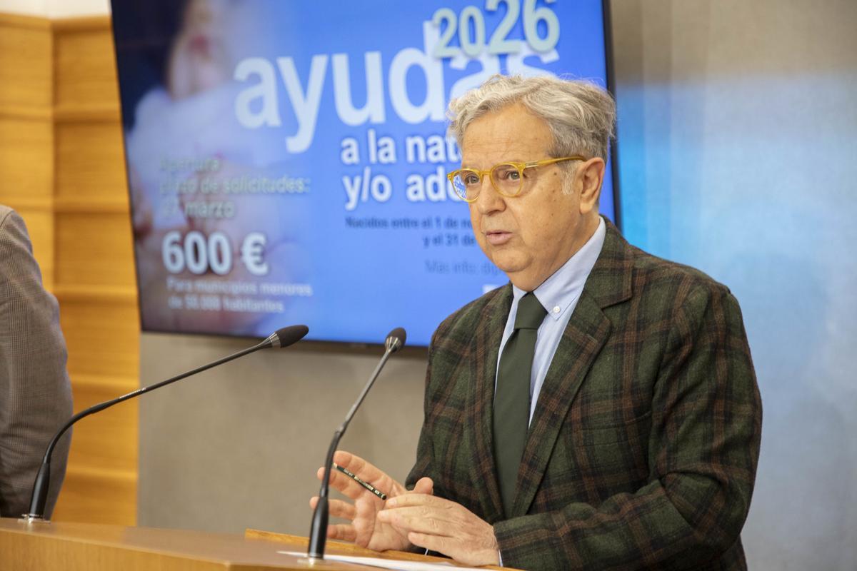 Salvador Fuentes, en la presentación de las ayudas.