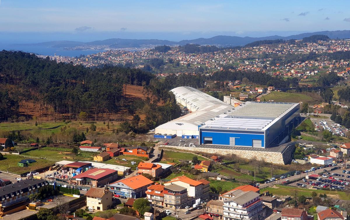 Vista aérea de los montes de Cabral, junto al Ifevi.