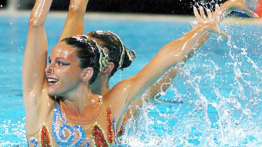 Las nadadora de natación sincronizada Paola Tirados.