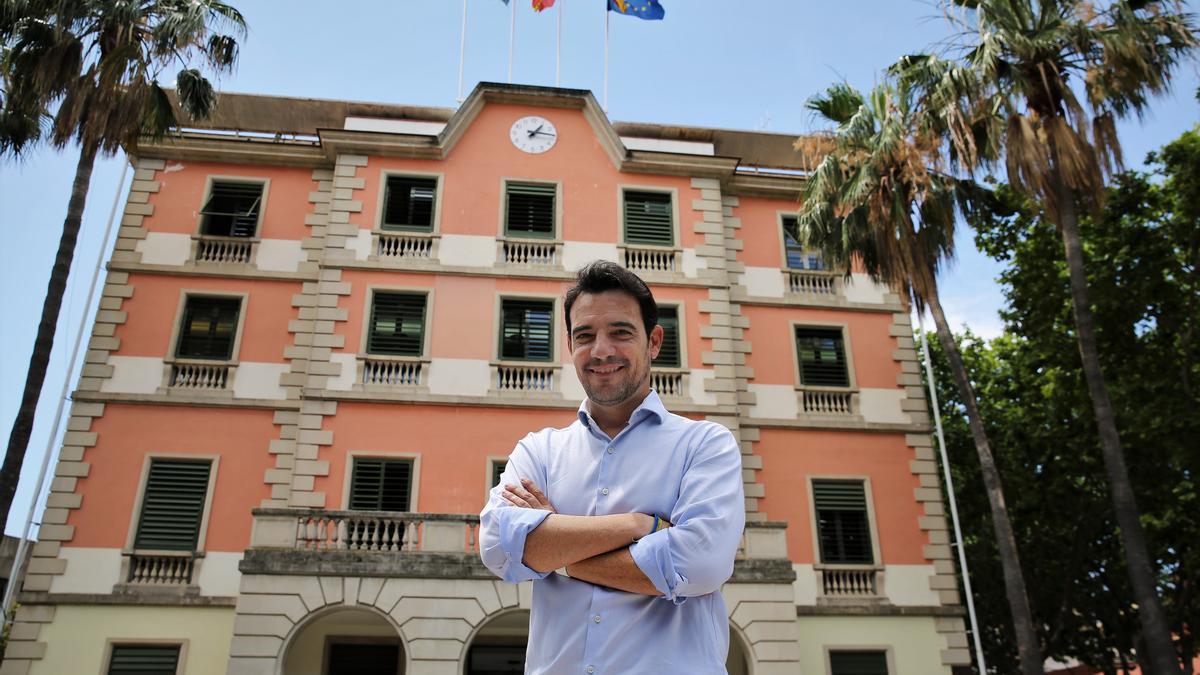 Manu Reyes, presidente del PP de Barcelona tras firmar un acuerdo de gobierno para recuperar la alcaldía de Castelldefels.