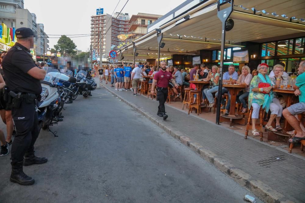 La Policía toma el Bierkönig de Playa de Palma