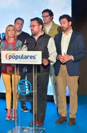 28-04-2019 LAS PALMAS DE GRAN CANARIA. Noche electoral en el Partido Popular  | 29/04/2019 | Fotógrafo: Andrés Cruz