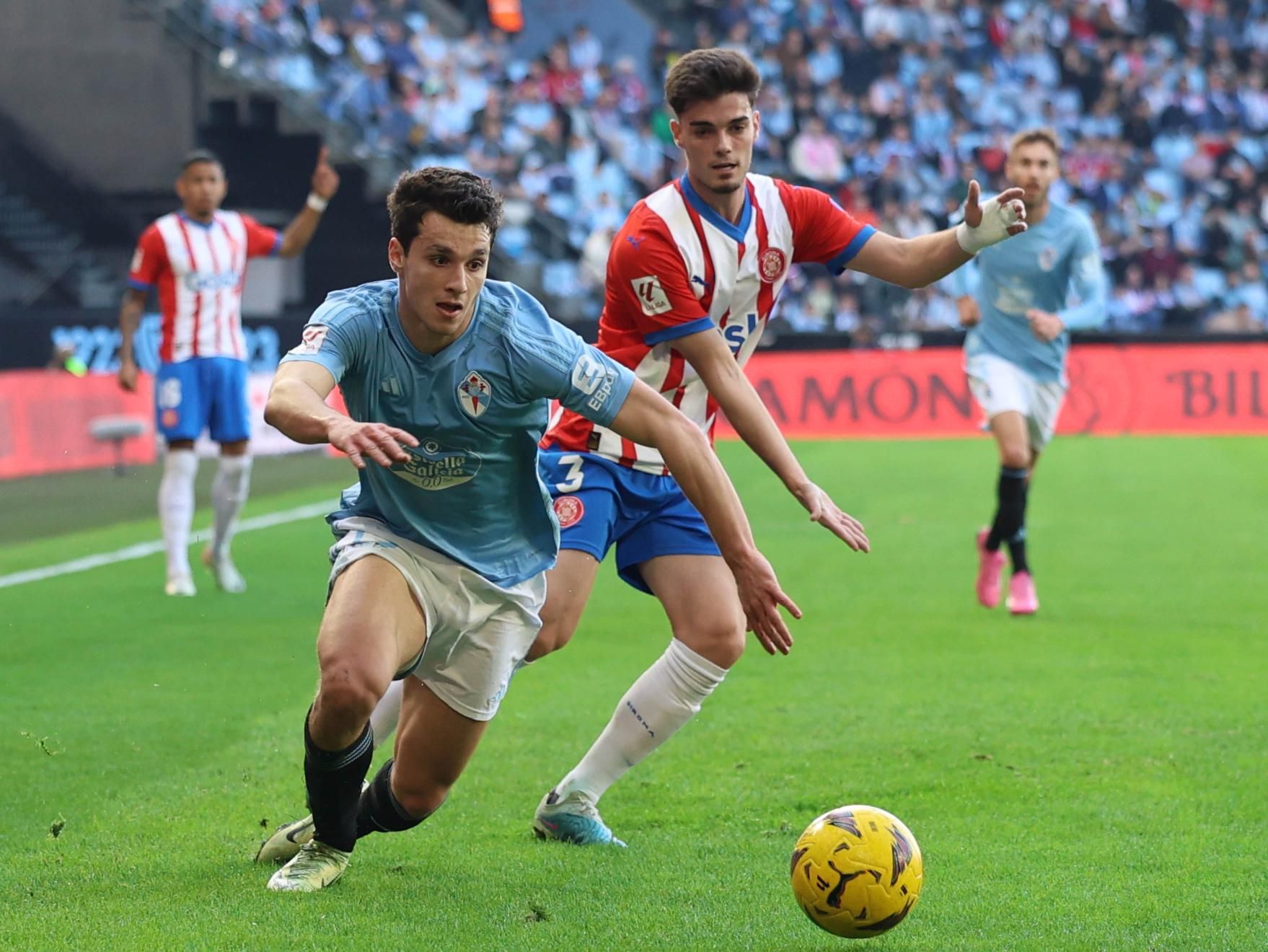 De la fiesta inicial a la decepción: las mejores imágenes del Celta-Girona