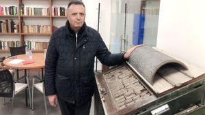 Nasser Abu Baker, presidente del Sindicato de Periodistas de Palestina y vicepresidente de la Federación Internacional de Periodistas, en El Correo Gallego.