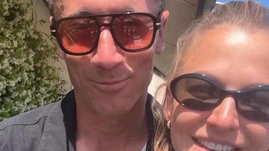 Lewandowski, entre platos saludables y un mensaje claro: "Visca el Barça"