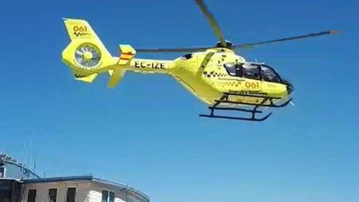 Helicóptero medicalizado.