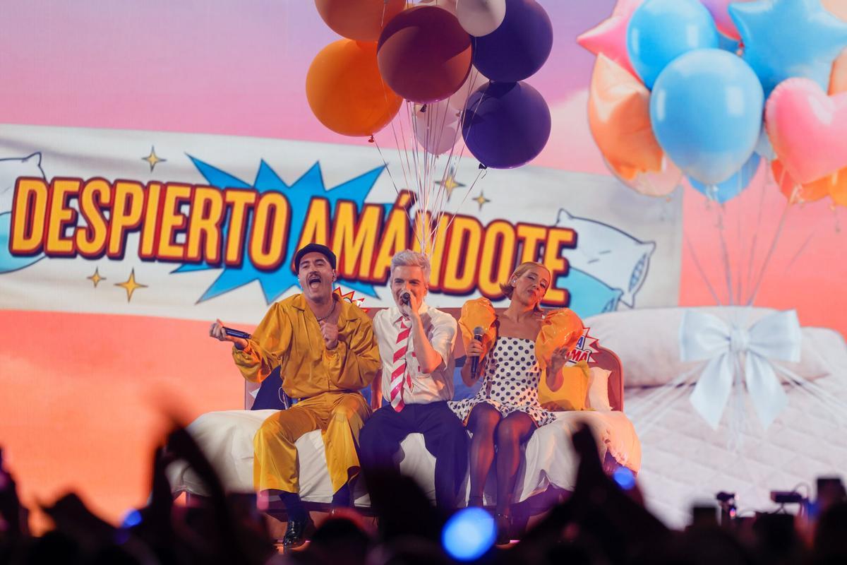 Miranda! &amp; bailamamá durante la segunda final del Benidorm Fest 2026