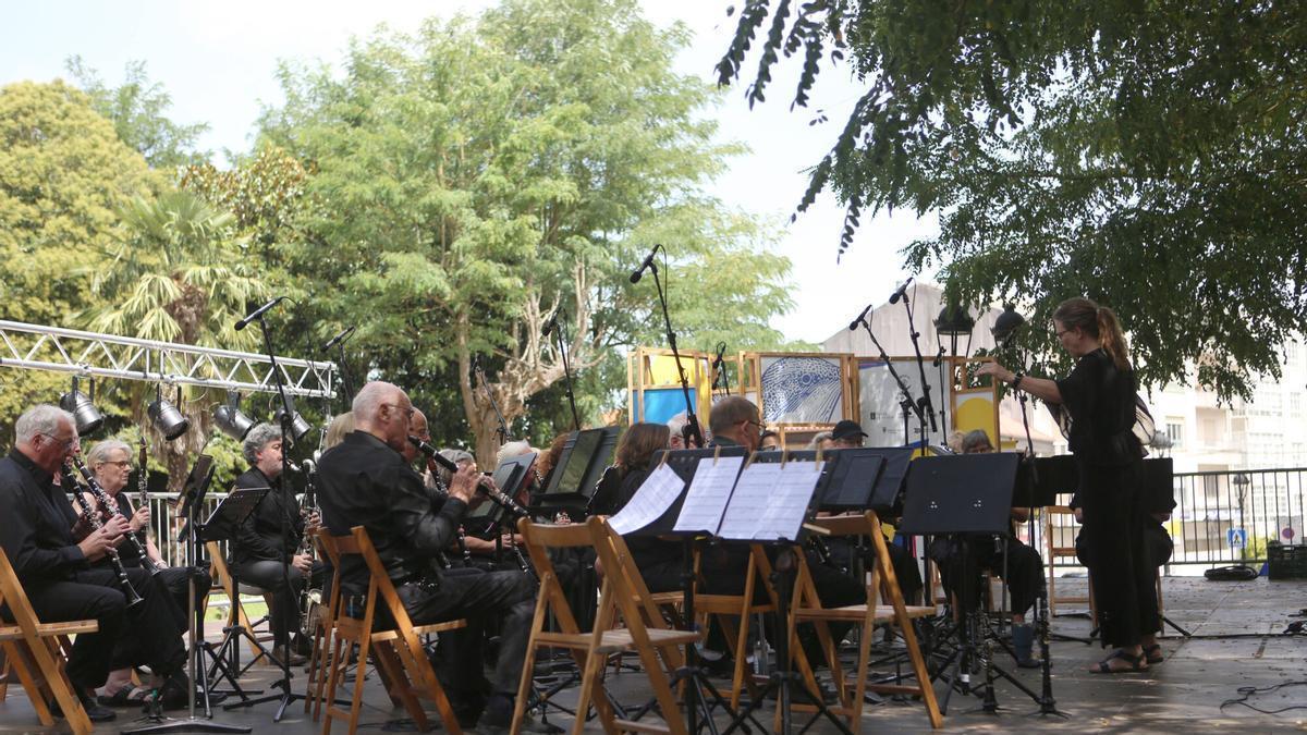 Uno de los conciertos celebrados en la séptima edición del Clarinet Fest en Lalín.