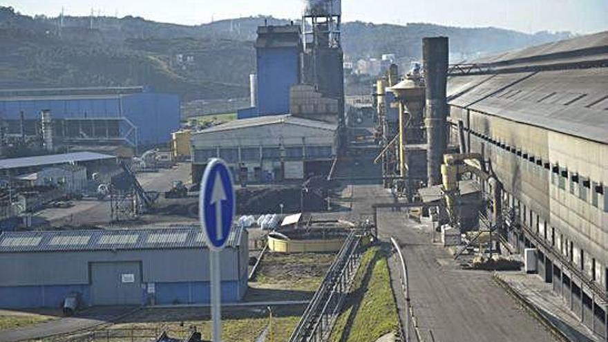 Fábrica de aluminio primario de Alcoa en A Coruña.