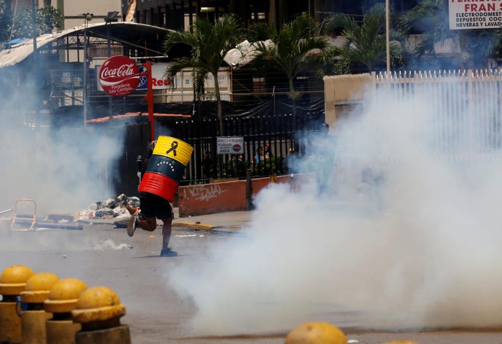 Jornada de protestas en Caracas