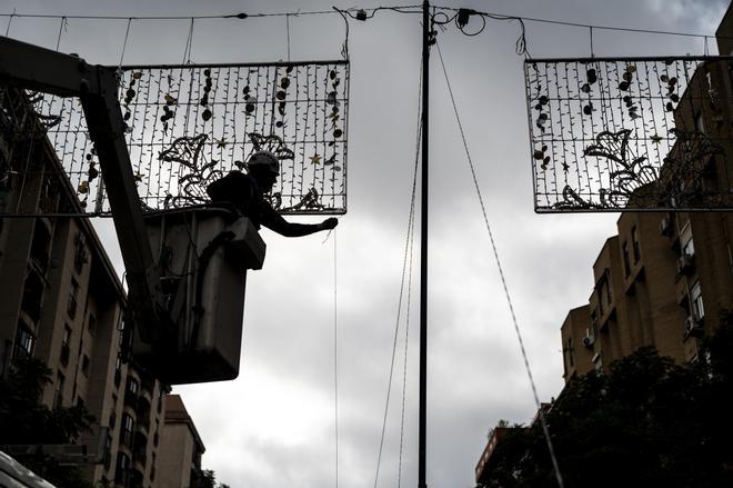 Las imágenes de las luces de Navidad en Cáceres