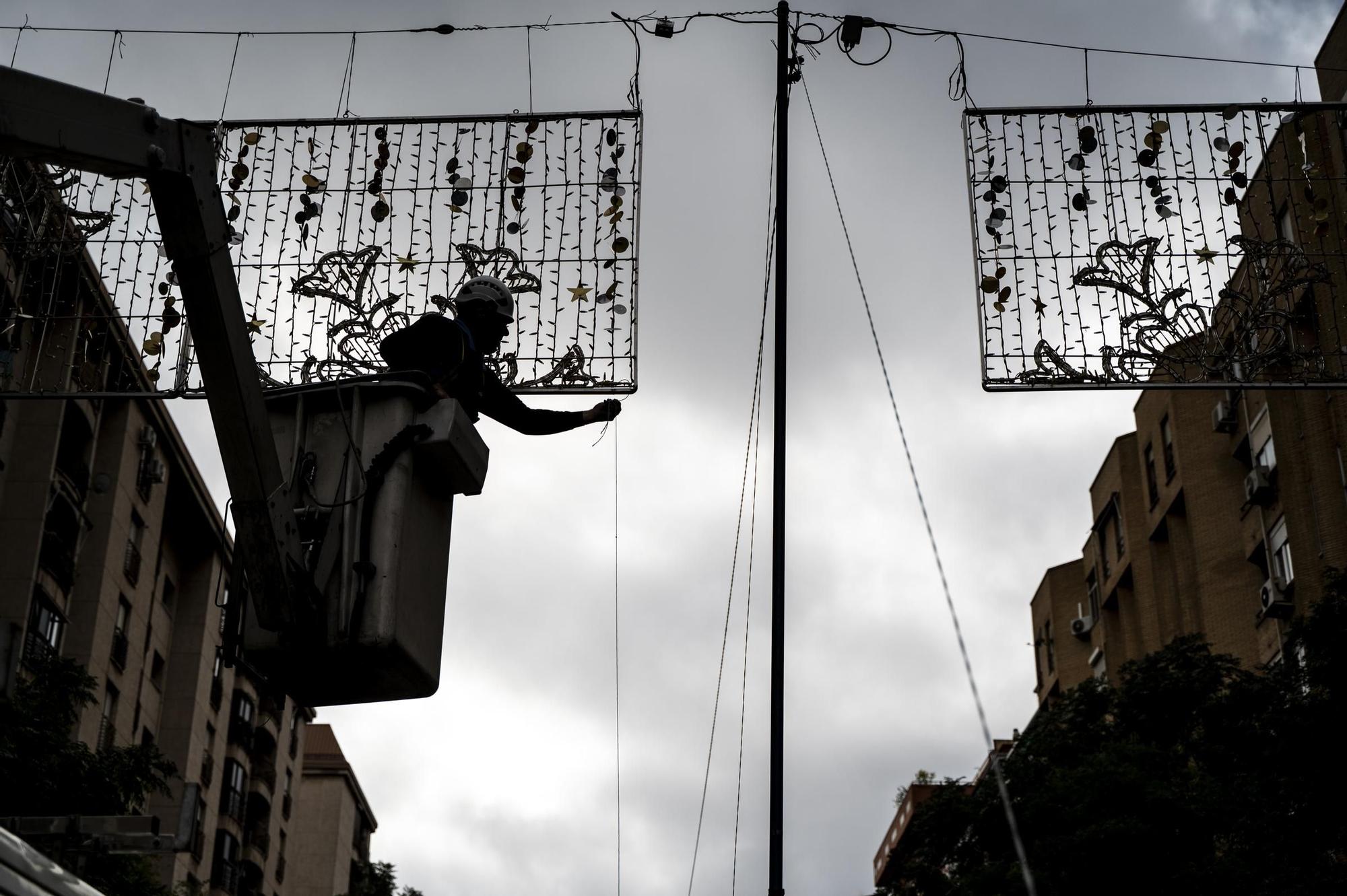Las imágenes de las luces de Navidad en Cáceres