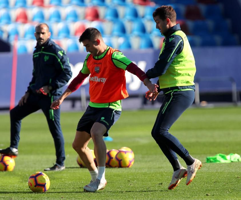 Entrenamiento a puertas abiertas en el Ciutat