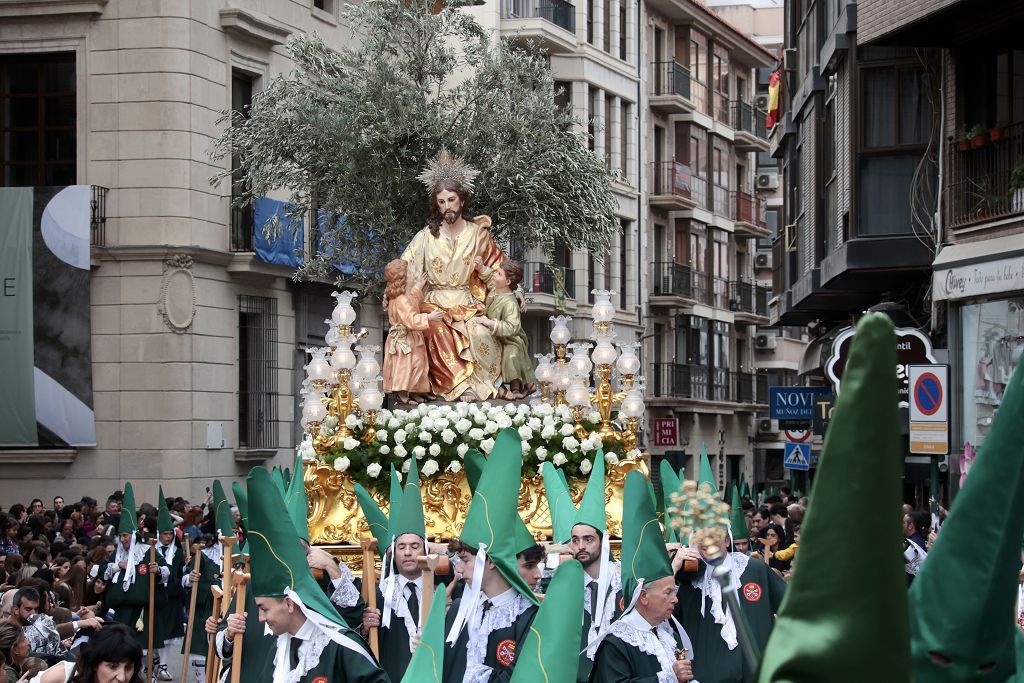 Así fue la procesión de la Esperanza este Domingo de Ramos en Murcia