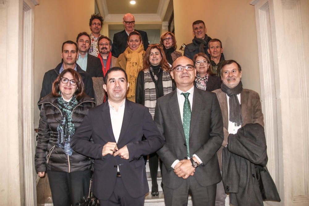 Reunión de la dirección de la UA en Alcoy