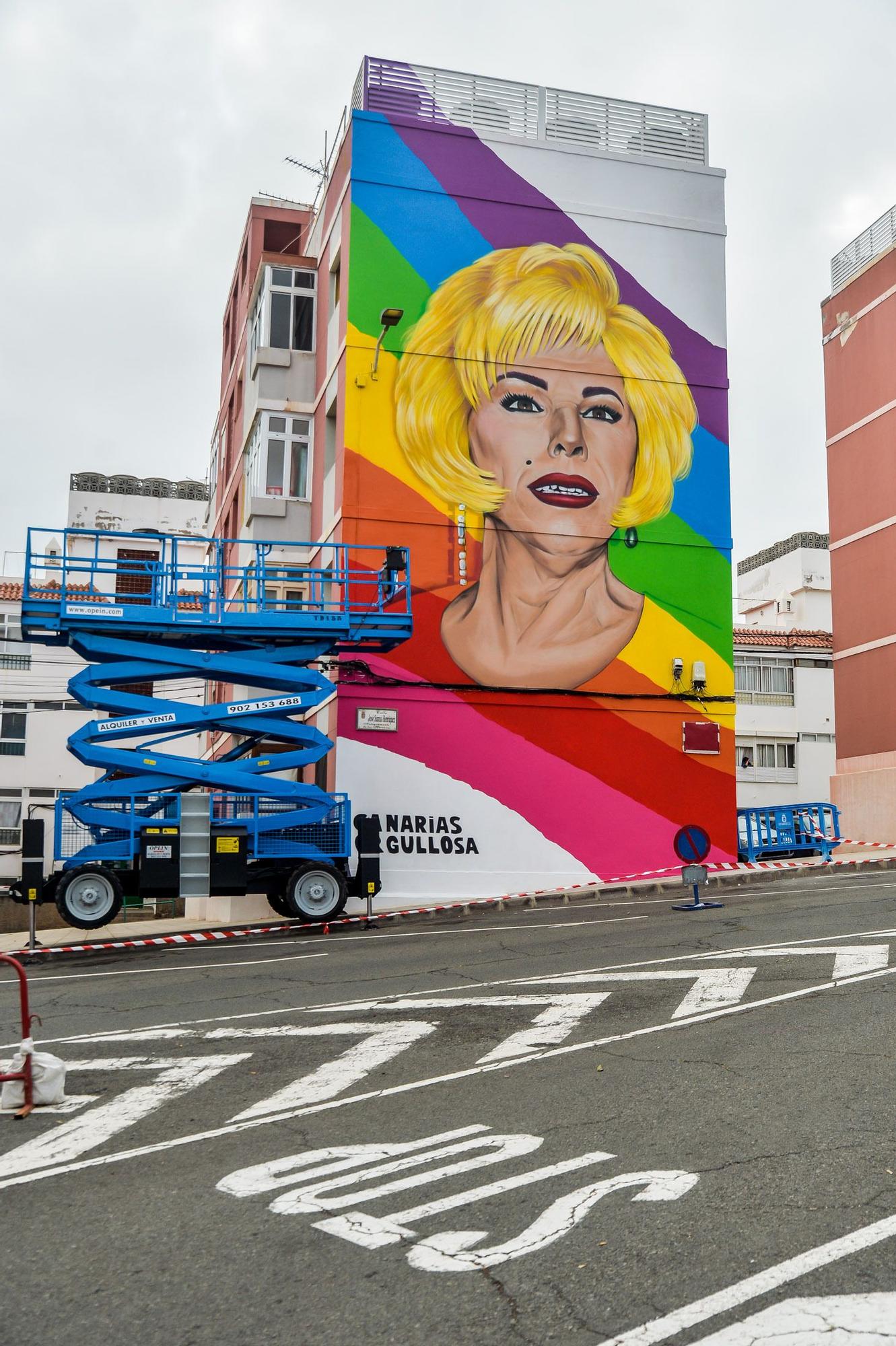 Mural del artista Xayo