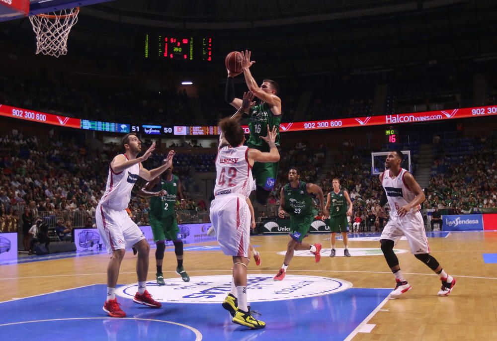 Inesperada derrota del Unicaja en su debut como local.