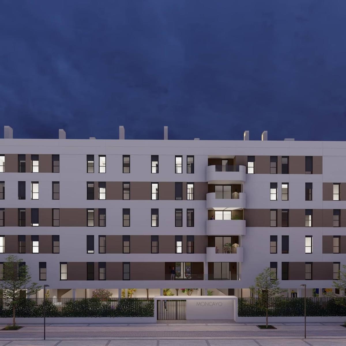 El Residencial Moncayo, una nueva promoción de viviendas de Palmas Altas, en imágenes