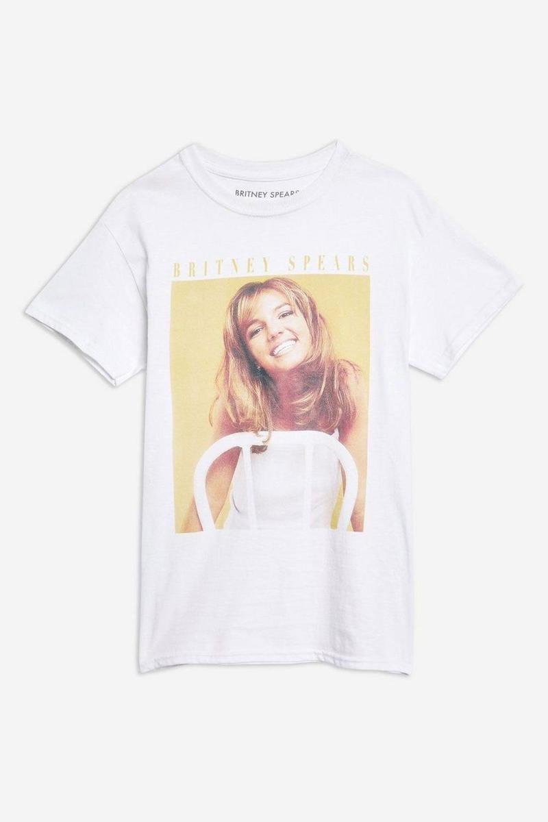 Camiseta Britney Spears de Topshop. (Precio: 29 euros)