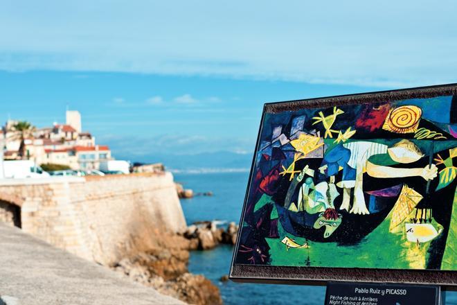 Vista desde el Museo Picasso de Antibes