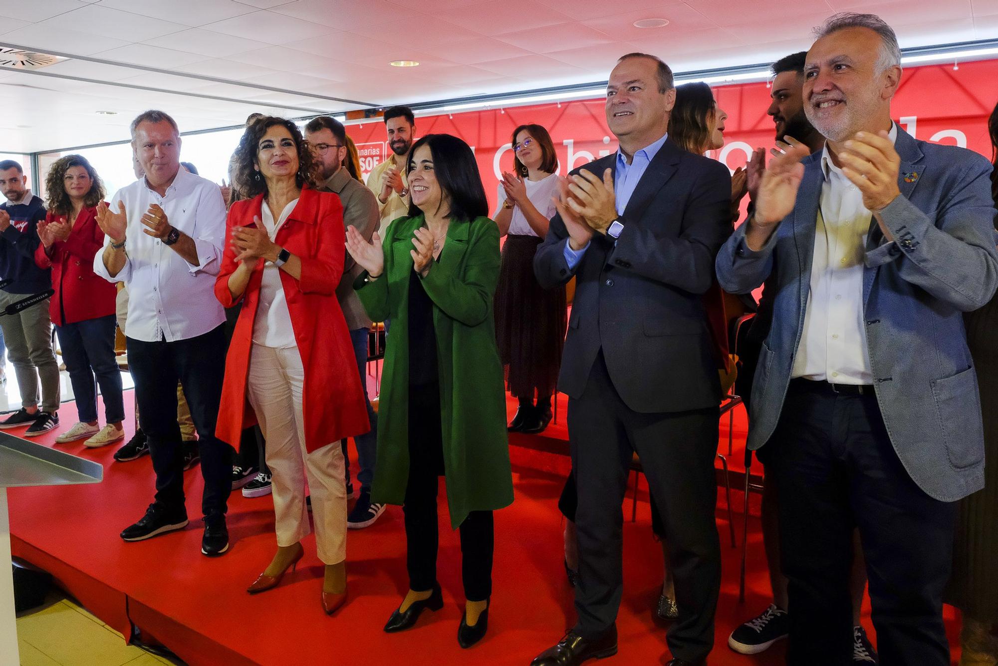 Carolina Darias presenta su candidatura a la alcaldía de la capital grancanaria