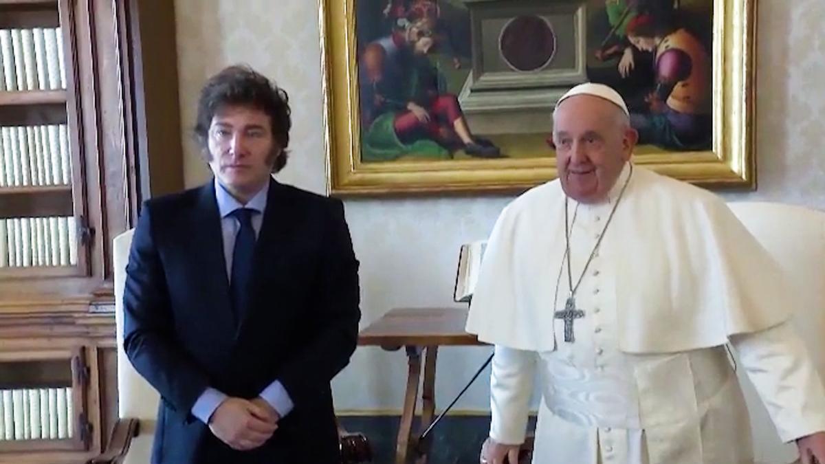 Milei y el Papa se reúnen en El Vaticano