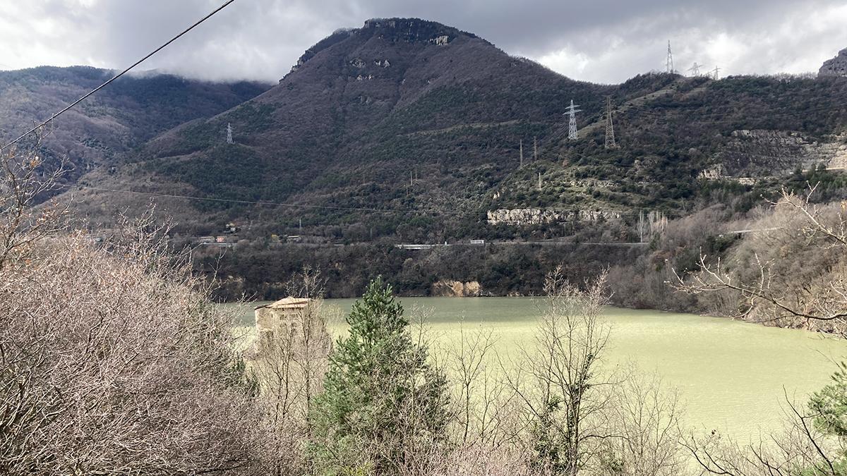 El pantano de la Baells, al 95% de su capacidad