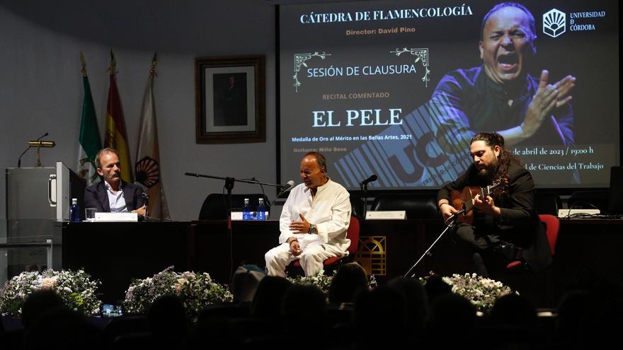 El Pele pone fin al curso de la Cátedra de Flamencología