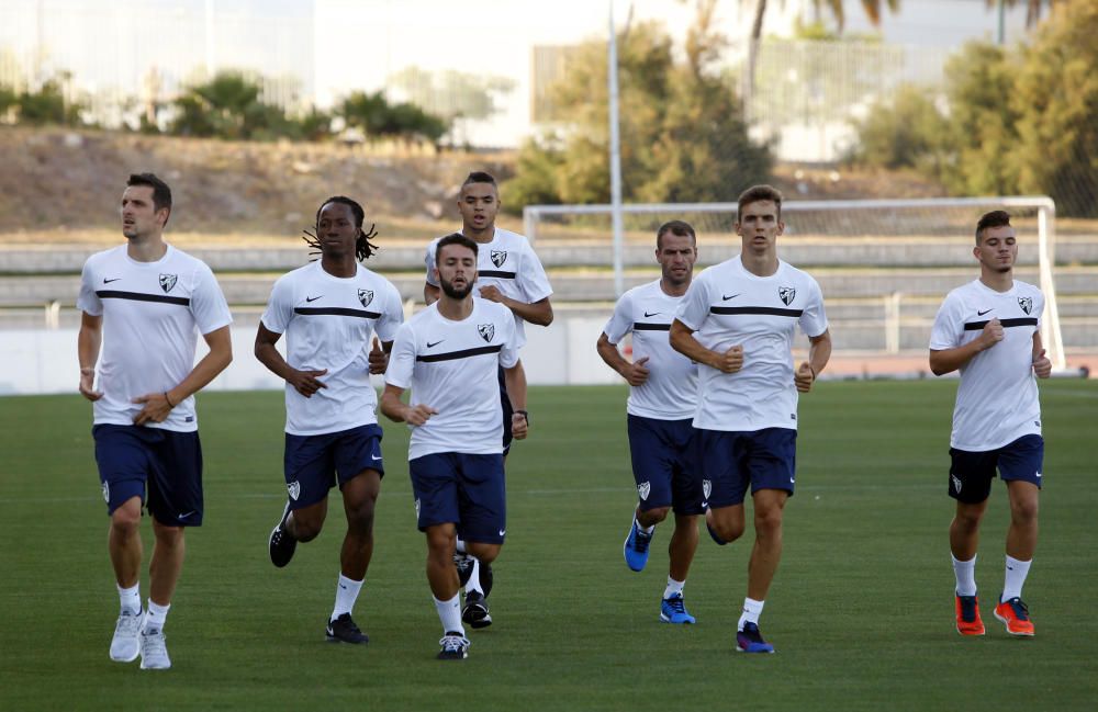 Primer entrenamiento del Málaga CF 2016/17