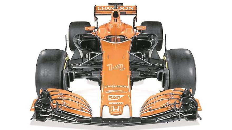 McLaren muestra la ‘naranja mecánica’ para Alonso