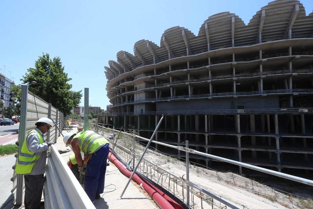 Las imágenes de las obras del nuevo Mestalla