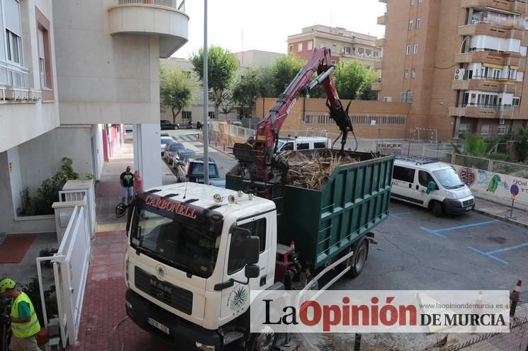 Desalojo y limpieza de la guardería de La Fama