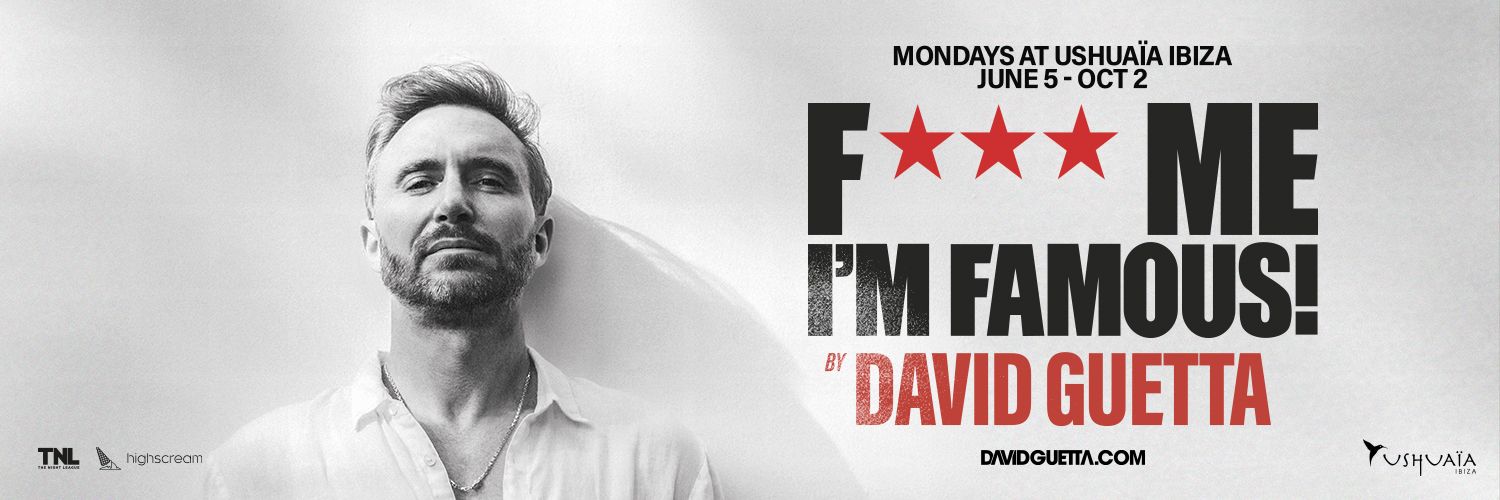 Imagen promocional de 'F*** I'm Famous!' de David Guetta.