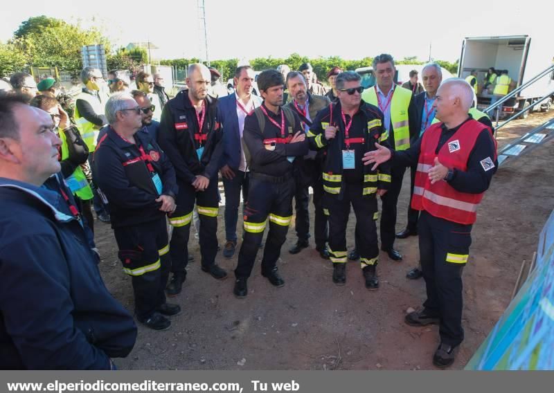 Espectacular simulacro de emergencia en Almassora