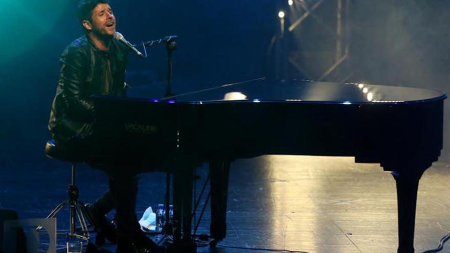 Pablo López, en un concierto en Galicia.