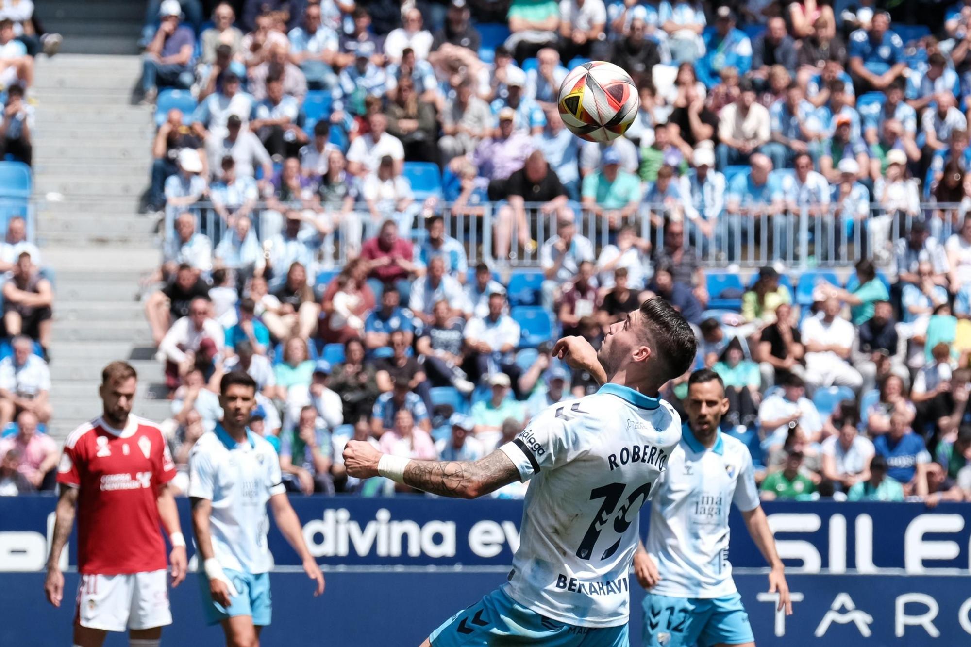 El Málaga CF - Real Murcia, en fotos