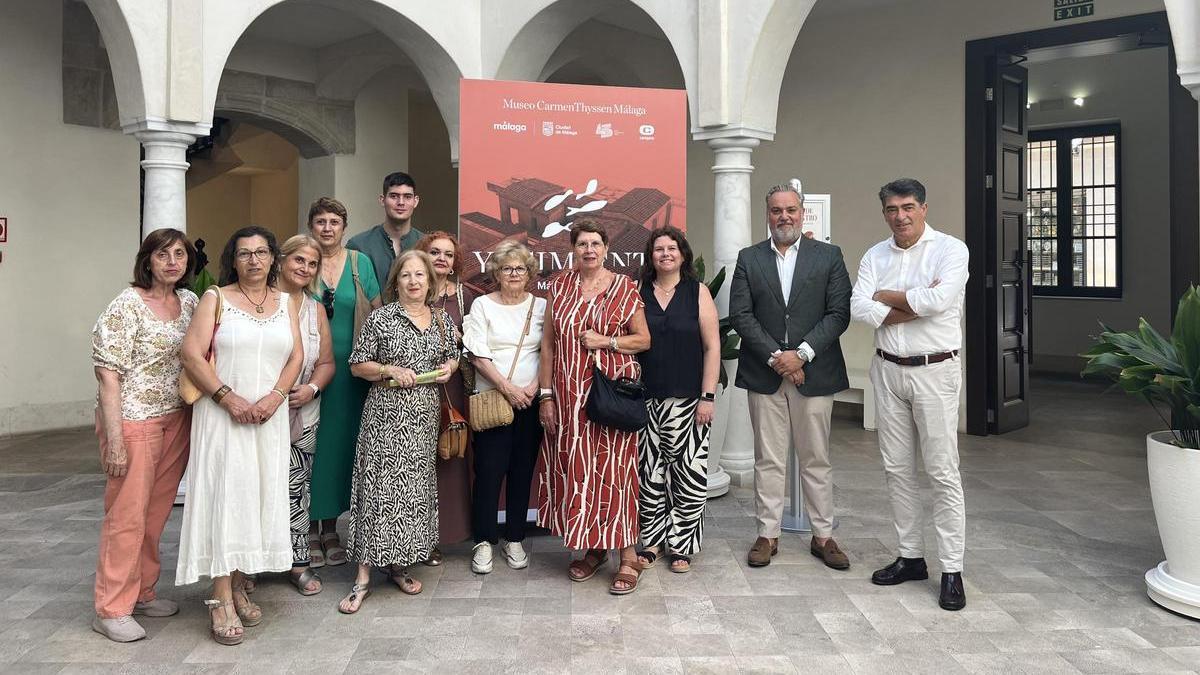 Primera de las visitas al subsuelo del Museo Thyssen patrocinada por La Opinión de Málaga.