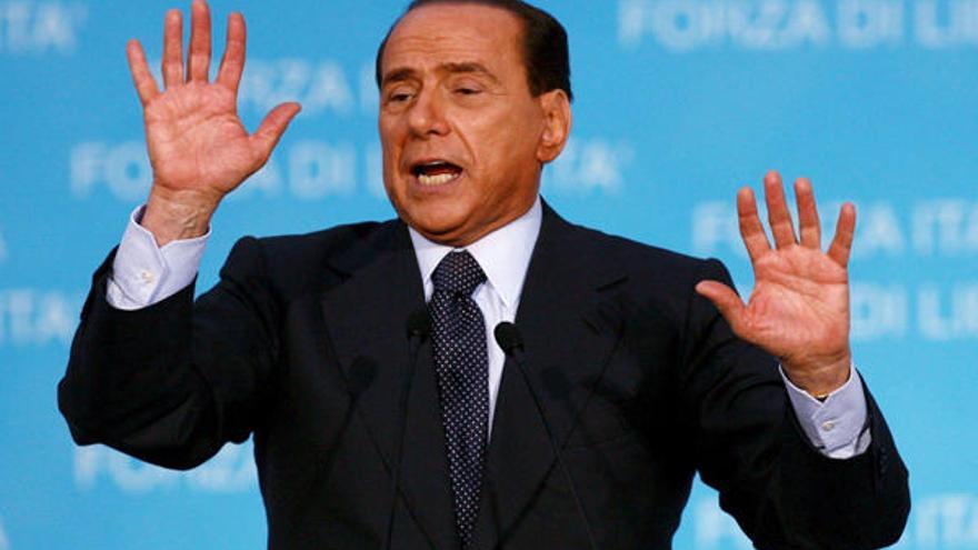 Imagen de archivo del Primer Ministro italiano, Silvio Berlusconi