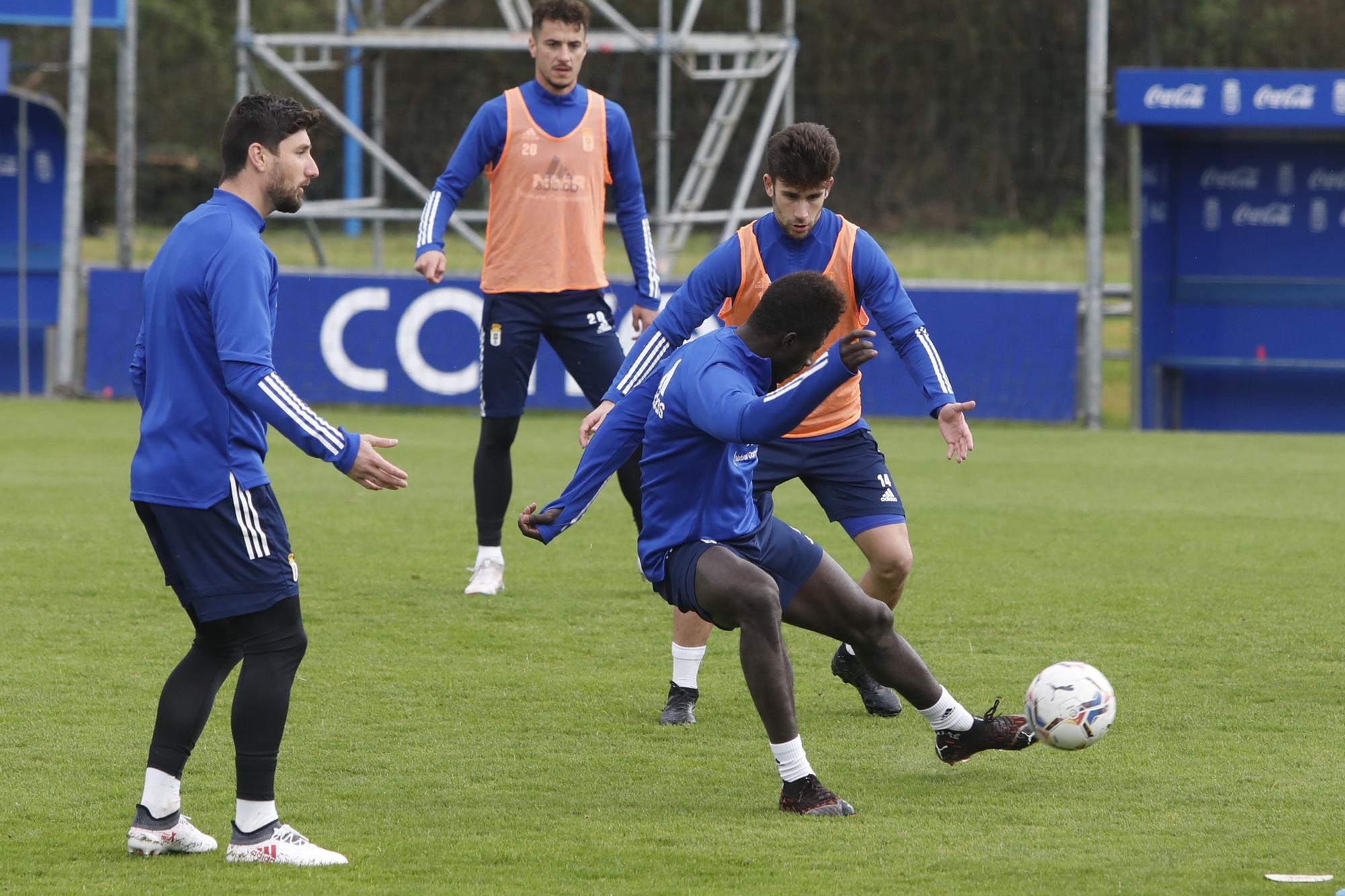 El entrenamiento del Oviedo