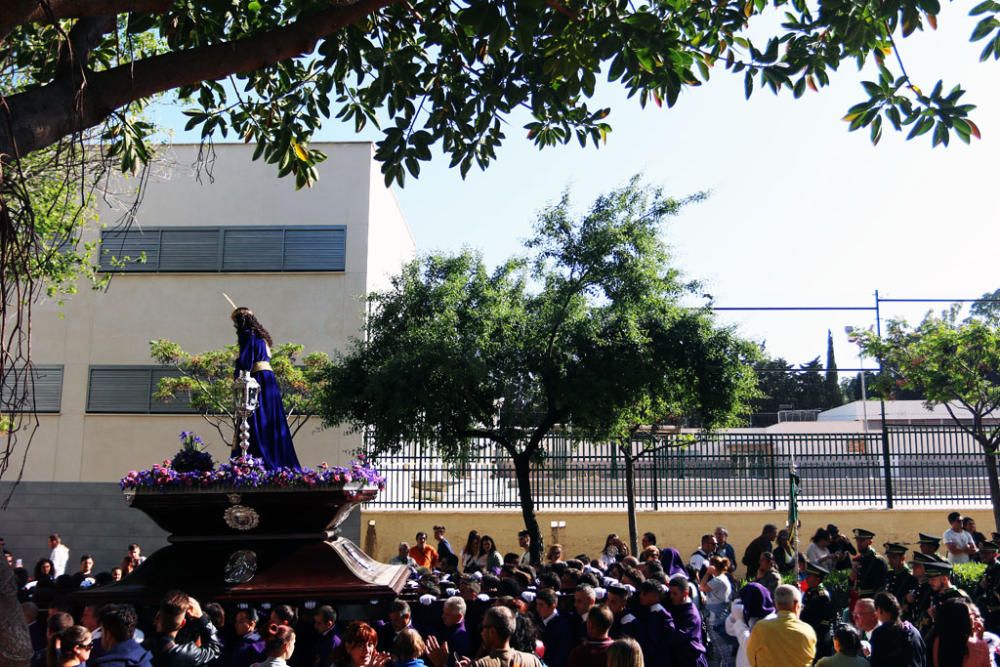 Salida procesional del Cristo Medinaceli y la Virgen de Candelaria.